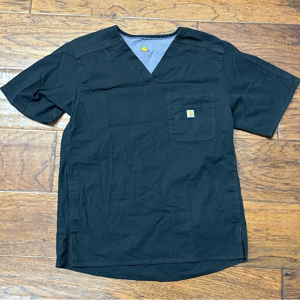 Carhartt Black Short Sleeve Men's scrub top